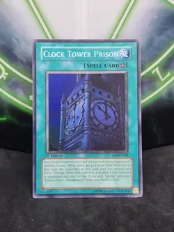 Yugioh Clock Tower Prison EOJ-EN048 Super Rare 1st Edition NM - Image 1