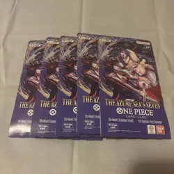 One Piece OP-14 Sleeved Booster Packs Lot of (5) Blister Packs Sealed Rare 🔥 - Image 1