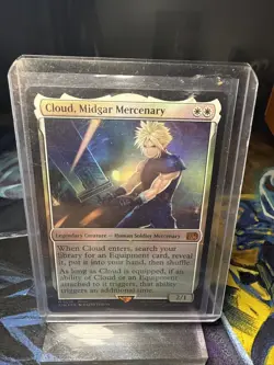 MTG Cloud, Midgar Mercenary - FINAL FANTASY (FIN) M 0010 NM *Foil* - Image 1