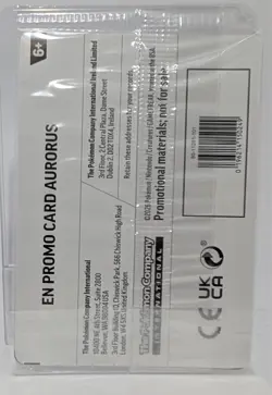 Pokemon TCG Aurorus 024/088 Perfect Order Stamped Holo Promo Sealed - Image 2