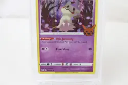 2022 Pokemon SWSH Trick or Trade Mimikyu Holo #081 PSA 9 Graded Halloween - Image 3