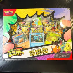 Pokemon Ascended Heroes First Partner Deluxe Pin Collection Sealed New - Image 1