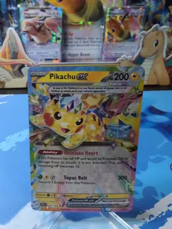 Pikachu ex 057/191 Double Rare Surging Sparks Pokemon Near Mint - Image 1