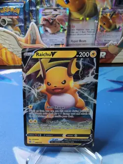Raichu V 045/172 Holo V Rare Brilliant Stars NM/M Pokemon - Image 1