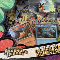 Pokemon TCG Ascended Heroes First Partner Deluxe Pin Collection Box Sealed New - Image 2