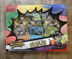 Pokemon TCG Ascended Heroes First Partners Deluxe Pin Collection NEW SEALED - Image 1