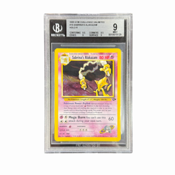 Pokemon Card English - Sabrina's Alakazam Holo #16 - Gym Challenge - BGS 9 MINT - Image 2