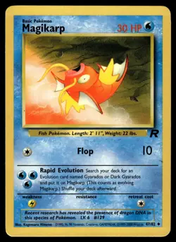 MAGIKARP - 47/82 Uncommon Team Rocket Pokemon Unlimited MP - Image 1