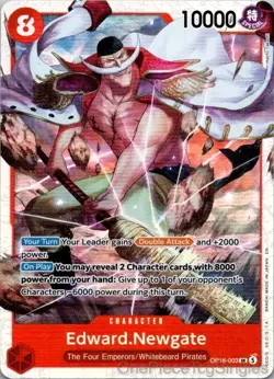 EDWARD.NEWGATE OP16-003 SR THE TIME OF BATTLE ONE PIECE - Image 1