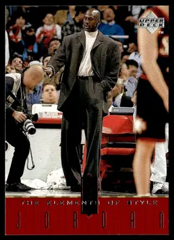 1998-99 Upper Deck The Elements of Style Michael Jordan Chicago Bulls #121 - Image 1
