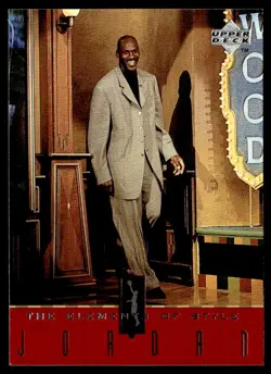 1998-99 Upper Deck The Elements of Style Michael Jordan Chicago Bulls #127 - Image 1