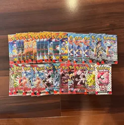 Pokemon TCG Loose Assorted Packs Lot Of 31 - 151, Surging Sparks, Destined Rival - Image 1