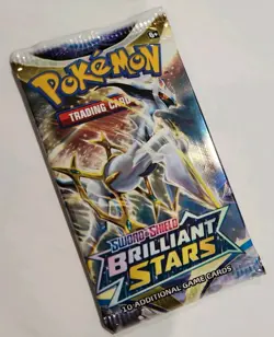 1 x Pokemon Sword And Shield Brilliant Stars Booster Pack TCG - Image 2