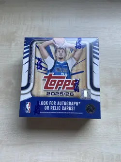 Topps 25/26 NBA Basketball Sealed 16 Pack Mega Box Trading Cards - Image 1