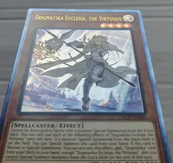Yugioh - Dogmatika Ecclesia, the Virtuous *Ultimate Rare* OP18-EN001 (NM) - Image 2