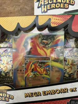 🟢3x Pokemon TCG Ascended Heroes Mega 2x Emboar & 1x Meganium Ex Boxes - Sealed✅ - Image 2