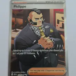 Pokemon TCG Philippe Supporter Full Art Holo 110/086 CHAOS RISING NM EN - Image 1