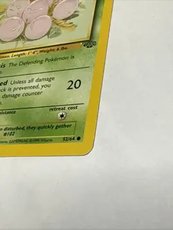 Pokemon TCG Exeggcute Jungle 52/64 Regular 1st Edition Common Card - Image 4