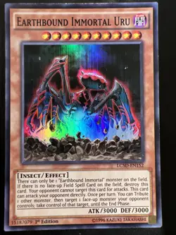 Yugioh Earthbound Immortal Uru - LC5D-EN152 1st Edition Super Rare - Image 1