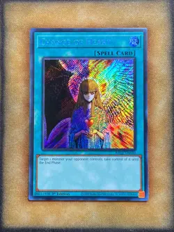 Yugioh Change of Heart RA01-EN050 Secret Rare 1st Ed NM - Image 1
