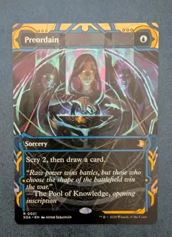 MTG Secrets Of Strixhaven (MYSTICAL ARCHIVE) Rare PREORDAIN NM - Image 1