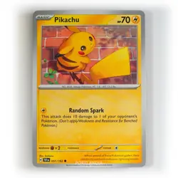 Pokemon - Pikachu - Non Holo - 051/162 - SV Temporal Forces - Common Card - Image 1