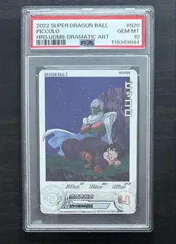 PSA 10 Super Dragon Ball Heroes card Piccolo UGM6-020 DA Japanese - Image 1