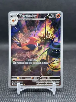 Fletchinder 199/193 Illustration Rare Card Pokemon TCG SV Paldea Evolved - Image 1