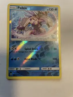 Pokemon Card Palkia Shining Legends Reverse Holo Rare 24/73 Near Mint - Image 1
