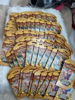 Disney Lorcana Wilds Unknown Sleeved Booster Packs x70. New Factory Sealed - Image 1