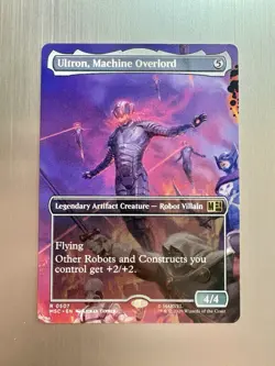 Ultron, Machine Overlord - 507 - MTG: Marvel Super Heroes - Borderless - Rare - Image 1