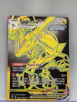 Pokemon TCG Card Rayquaza VMAX TG29/TG30 Silver Tempest Holo Secret Rare - Image 2