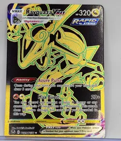 Pokemon TCG Card Rayquaza VMAX TG29/TG30 Silver Tempest Holo Secret Rare - Image 3