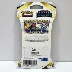 1x Sword & Shield Silver Tempest Sealed Pokemon Card Sleeved Booster Pack - Image 2