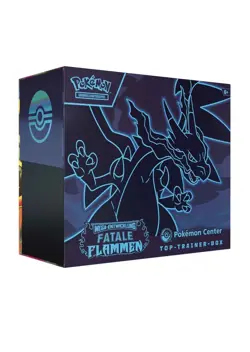 Pokemon Center Top-Trainer-Box -Mega-Entwicklung – Fatale Flammen (DE) PREORDER - Image 1