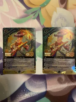 Disney Lorcana Woody Jungle Guide Set Championship Top 8 Enchanted Promo X 2 - Image 1
