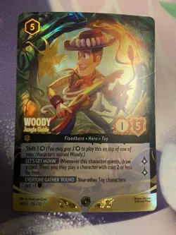 Disney Lorcana Woody Jungle Guide Set Championship Top 8 Enchanted Promo X 2 - Image 3