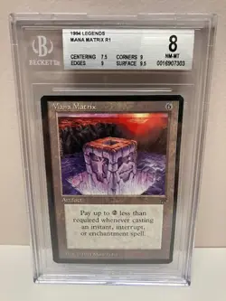 Mana Matrix Legends MtG BGS 8 1994 (SUBS 7.5, 9, 9, 9.5) - Image 1