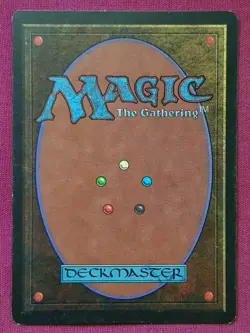 Magic The Gathering THE DARK ELECTRIC EEL signed blue card MTG - Image 2