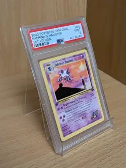 2000 POKEMON GYM CHALLENGE 1ST ED #55 SABRINA'S HAUNTER 55/132 PSA 9 - Image 3