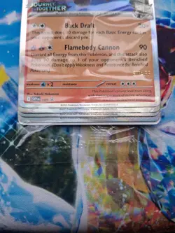 Journey Together Staff Promo Stamp Sealed Pokemon Card - Image 2