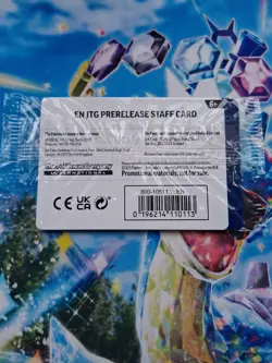 Journey Together Staff Promo Stamp Sealed Pokemon Card - Image 3