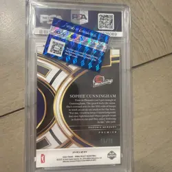 PSA 9 2024 Select WNBA Gold Flash Premier Lvl 10/10 Sophie Cunningham POP 2 - Image 2