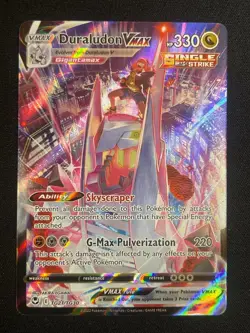 Pokemon Duraludon VMAX UR SWSH12: Silver Tempest Trainer Gallery TG21/TG30 NM - Image 1