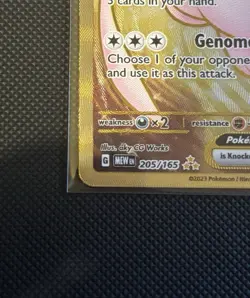 Pokemon TCG Mew ex 205/165 [Metal] Sv: Scarlet & Violet 151 Ultra Rare Holo 2023 - Image 2