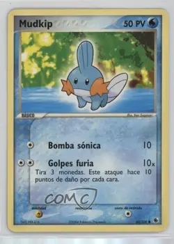 Mudkip Spanish Pokemon EX Ruby & Sapphire #60 2003 - Image 1