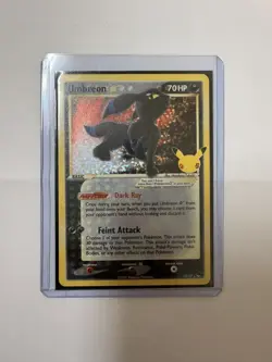 Pokemon Umbreon Gold Star 17/17 25th Anniversary Celebrations NM/M - Image 1