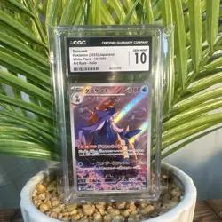 Pokemon Samurott CGC Gem Mint 10 Art Rare Holo JP SV11W 104/086 2025 - Image 1
