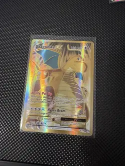 Pokemon TCG Dragonite EX Full Art Ultra Rare Holo Card Evolutions 106/108 XY - Image 1