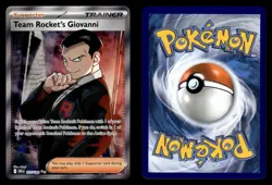 Team Rocket's Giovanni 225/182 Ultra Rare Destined Rivals Pokemon Card - Image 1